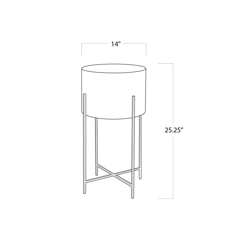 Bone End Table