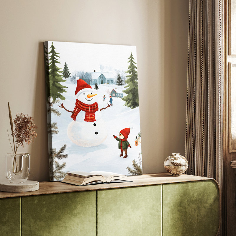 Art des Fêtes de Noël - Cccxxx, H 12 po x l 8 po