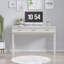 Meuble-lavabo à 3 tiroirs, coiffeuse ou table de maquillage moderne, coiffeuse polyvalente pour la chambre à coucher, aucun miroir inclus