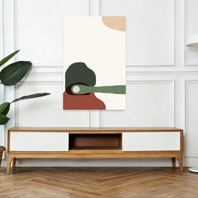 Composition abstraite abstraite 4, impression murale minimaliste contemporaine