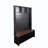 Hall Tree with 6 Hooks, Practical Walnut Entryway Bench with Adjustable Shelves-863387145