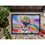Paillasson Pug Hippie Dawg-801186368