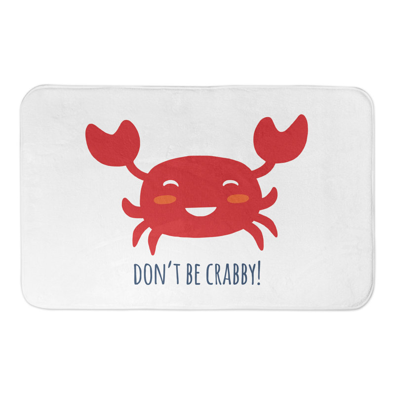 Tapis pour salle de bain bougon Jered