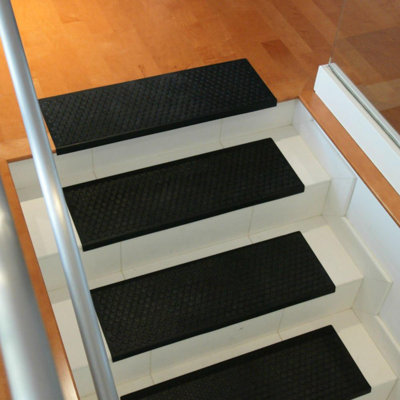 Coin Grip Non Slip Rubber Tread Stair Mats