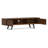 Lowry 72"W Solid Wood Industrial TV Stand for TVs up to 80" with 2 Cabinets and Open Shelf-1845272179