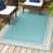 Aqua / beige