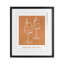 «Sit Back & Relax», reproduction encadrée orange sous verre, design par lettré et doublé-247031538-247031539