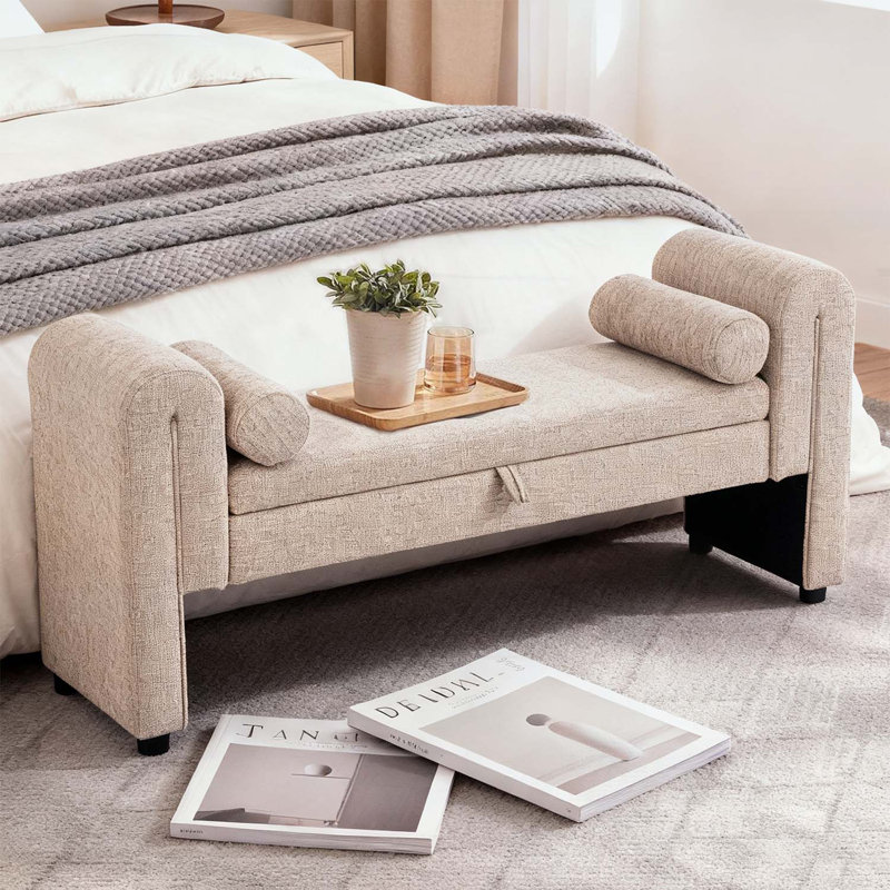Banc de rangement, Oatmeal