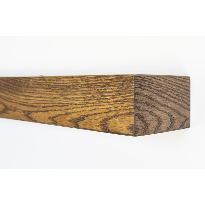 Tyringham Oak Floating Shelf, 5" H x 39" W x 8" D
