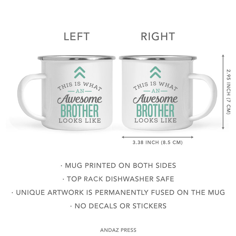 This Is What an Awesome Looks Like Family Brother Camping Mug