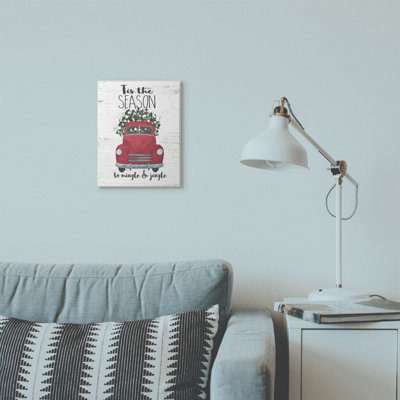 «Mingle and Jingle Red Truck», peinture