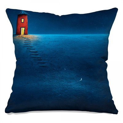 Lighthouse Throw Pillow, Architecture Double Sided Pillows
