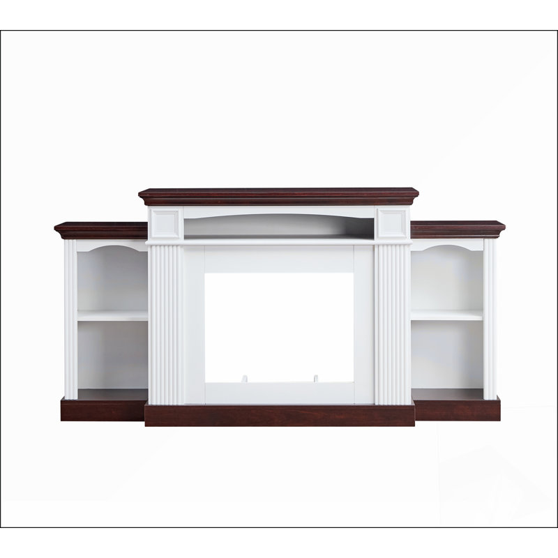 Meuble télé avec foyer électrique de 70 pouces Farmhouse Style