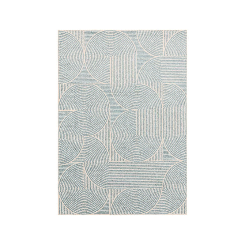 Rectangle 290 cm x 200 cm Geometric Area Rug
