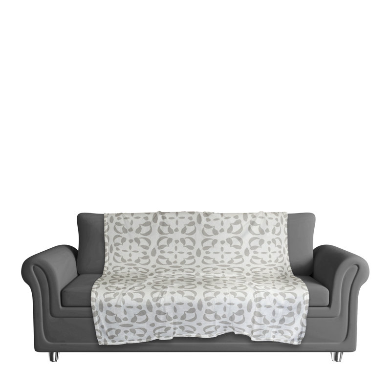 Hand Woven Throw Blanket, Gray