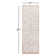 Tapis oriental rose / blanc Cabello