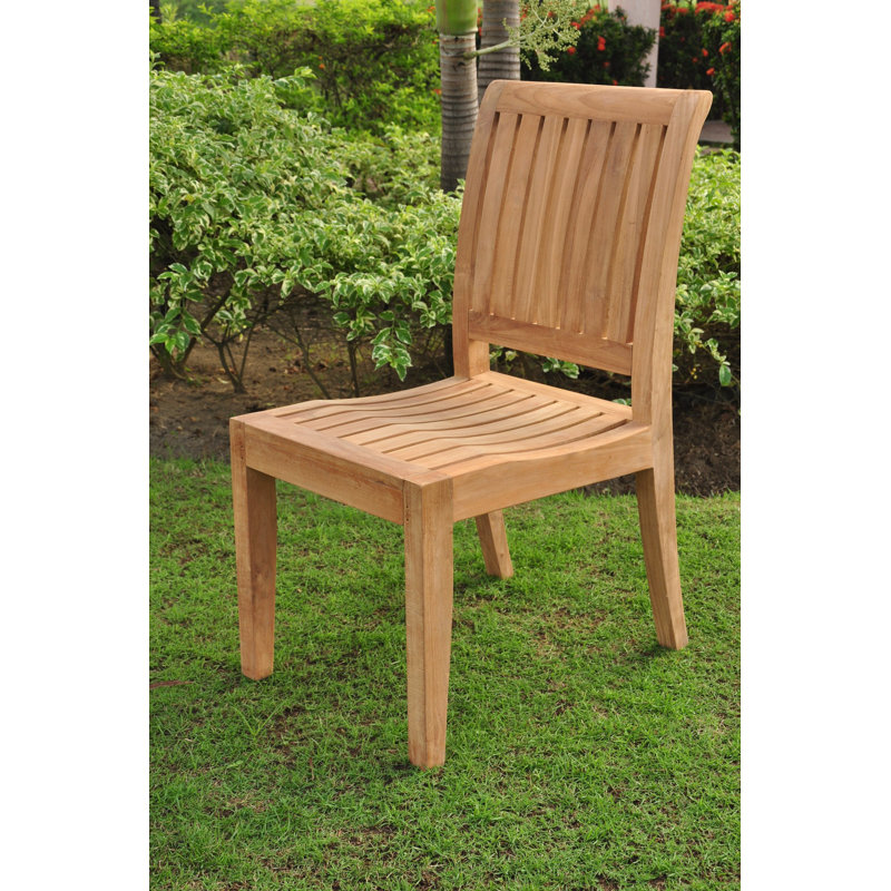 Lagos Outdoor Teak Dining Side Chair
