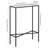Henley 22'' Glass Top Console Table