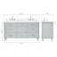 Meuble-lavabo double avec comptoir ARIEL-99405063-131238903-131238906