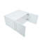 Armoire de cuisine murale à montage sur panneau 36 po x 18 po Everest White Shaker (l 36 po x P 24 po x H 18 po) Everest-78654808