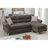 59'' Velvet Sofa & Chaise-966696580