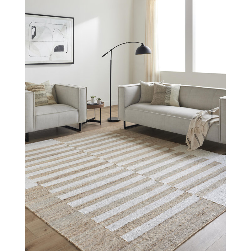 Bonzie Hand Tufted Geometric Indoor Rug, Rectangle 5' x 7'6"