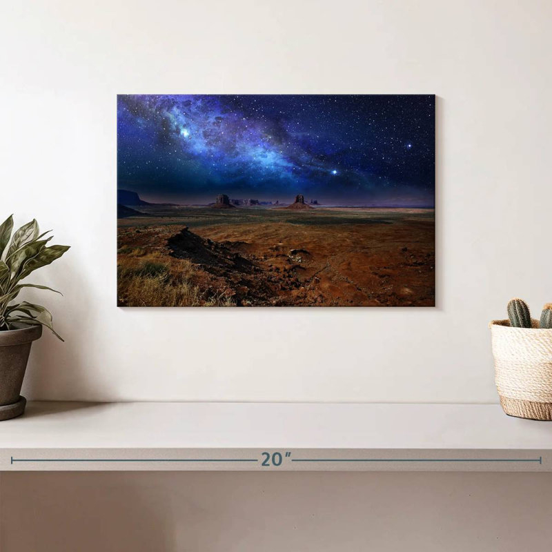 Alvord Starlit Monument Valley, H 8 po x l 12 po