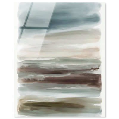 Watercolor Washes II Acrylic Print Neutral Wall Decor by Art Remedy, Ready to Hang, 20 x 24