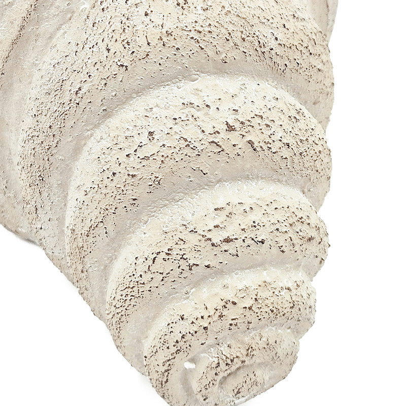 11.5X7x7 Inches Beige Sand And Cement Decorative Planter With A Sandy Finish For Coastal Bedroom Bathroom