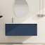 Kemarrion  48''Single Sink Wall Mounted Bathroom Vanity,with 3 Doors,White Waterdrop Gel Coat Basin