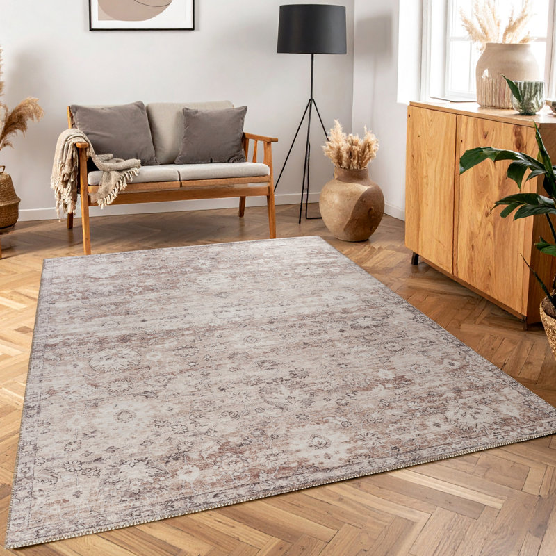 7 pi 3 po Tapis multicolore By Pile avec envers en jute, doux et confortable, pour usage domestique, tapis