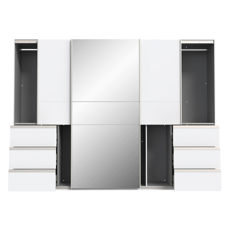 Tanima 3 Door Manufactured Wood Wardrobe