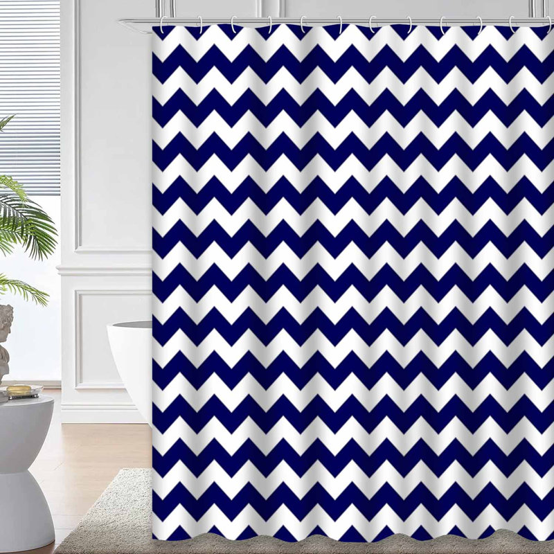 Rideau de douche Chevron, 72" L x 78" W