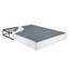 Structure en métal 1pc California California Matress Foundation avec housse en tissu texturé-118699855