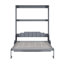 Grand lit escamotable mural avec coussin, gris-115380614-115380608