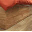 Lit matelot, finition brune