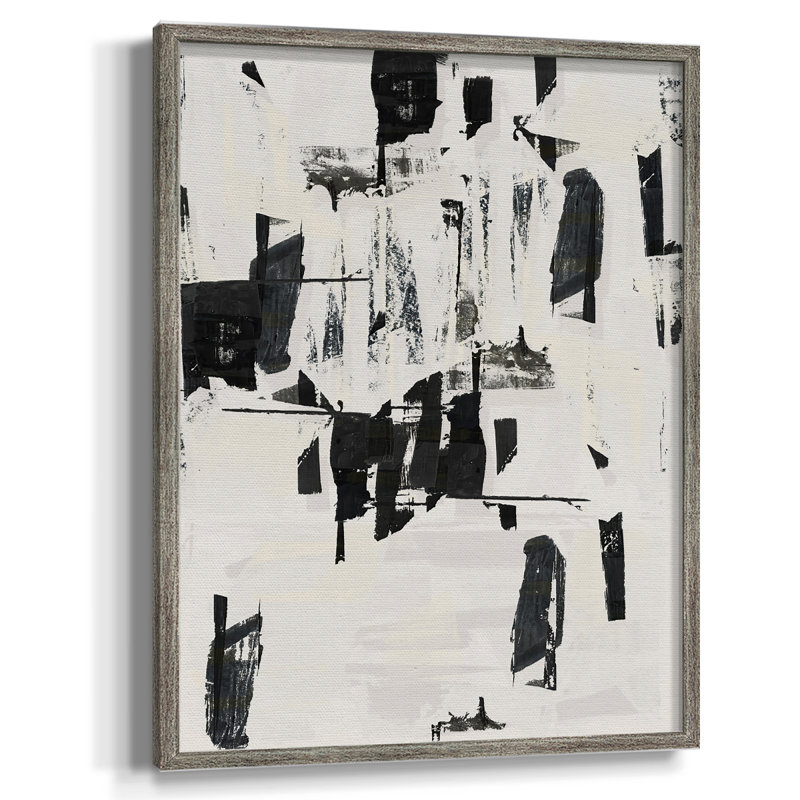 Tiles & Texture Abstract Angles V Framed Print - Solid Wood, 11" H x 9" W