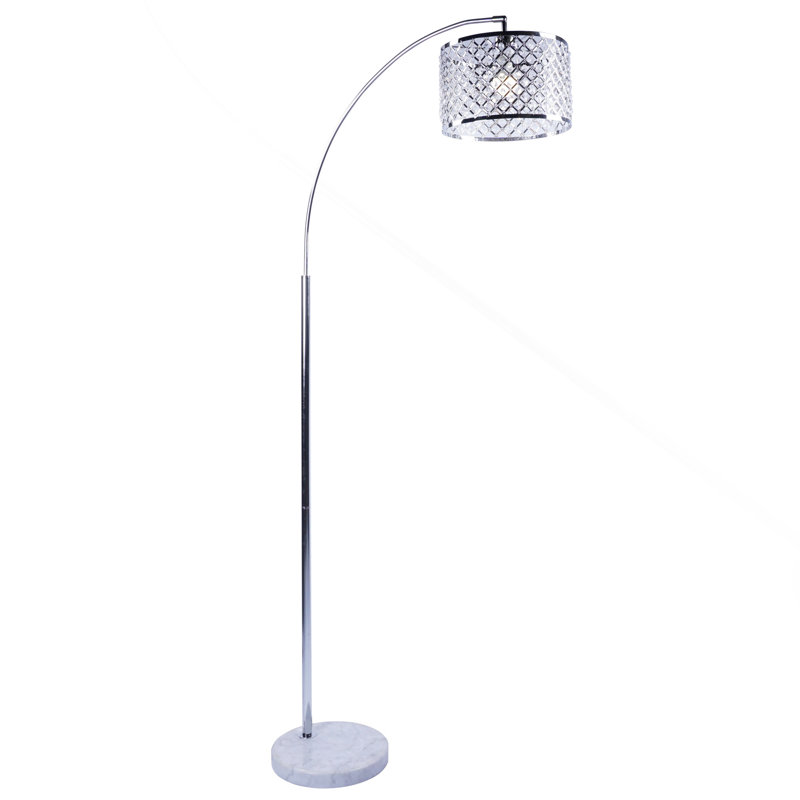 Elegant Crystal Arch Lamp