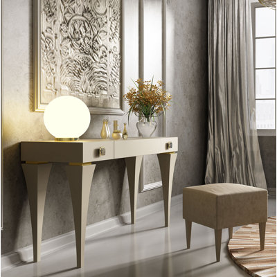 Ensemble de coiffeuse avec tabouret