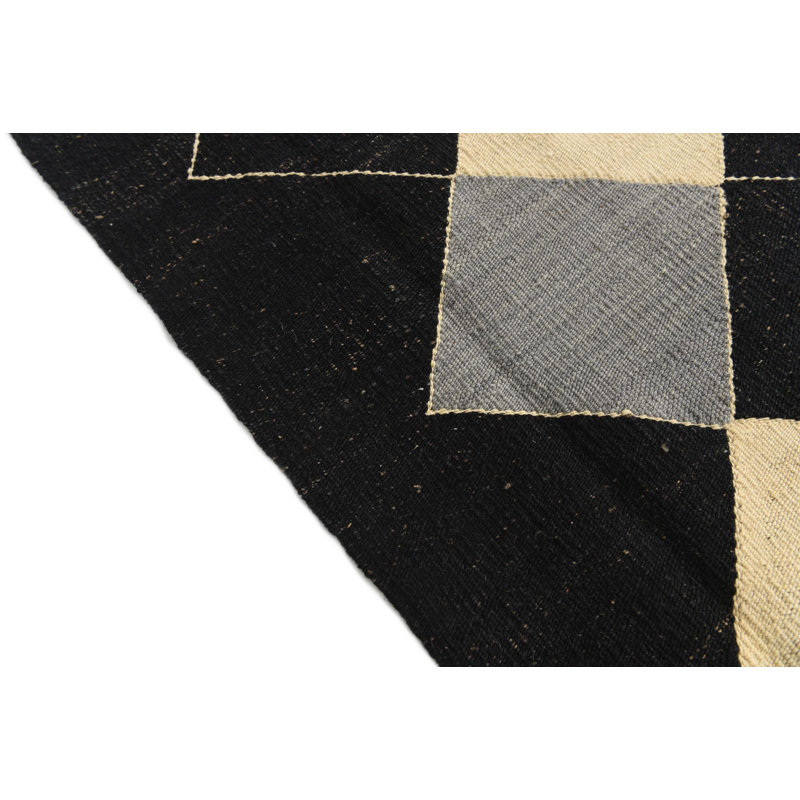 Tapis noir Noor