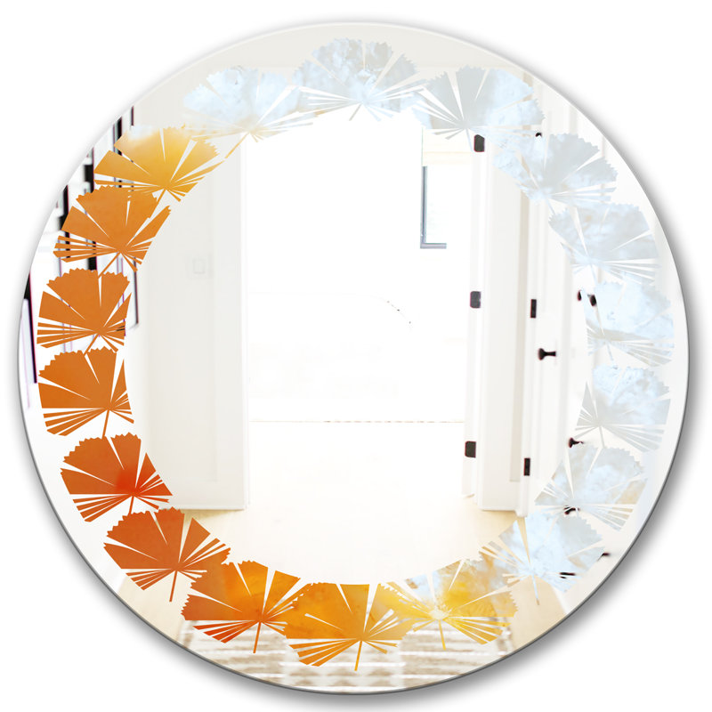 Miroir mural True Stone Leaves, 23,6 po x 23,6 po