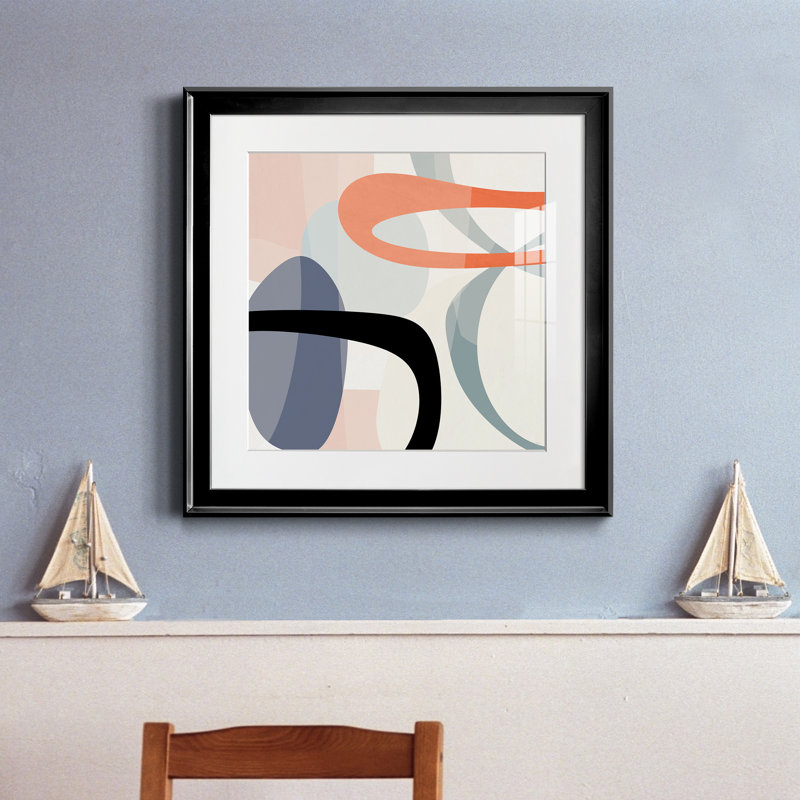 Floating on Silk III - cadre photo, impression, Papier encadré noir, H 17,5 po x l 17,5 po x P 1,5 po
