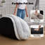 Lit pour chien 71 "avec couverture et coussin 71"-1251558739