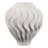 Porcelain Vase Sculptural Decorative Accent With Textured Wave Design Modern Organic Form Handcrafted Style Art-Inspired Ceramic Home Decor Statement Piece For Shelf Table Or Mantel Display-226322474