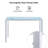 Helsea Glass Top Metal Base Dining Table-700535867