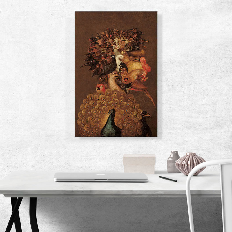 «The Air 1566» par Giuseppe Arcimboldo, impression sur toile tendue, H 26 po x l 18 po x P 0,75 po