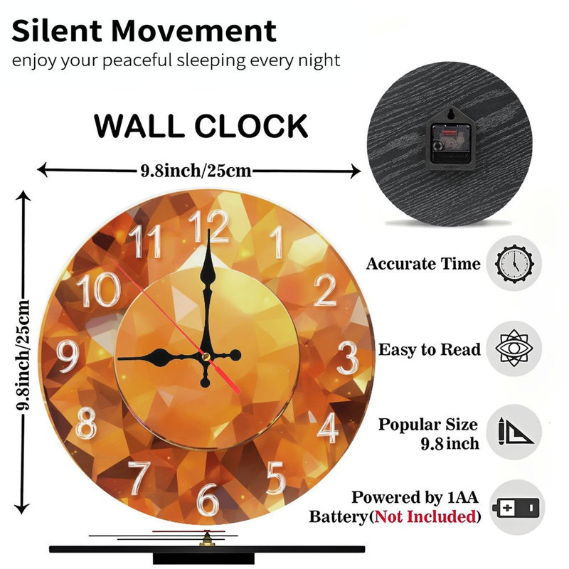Horloge orange