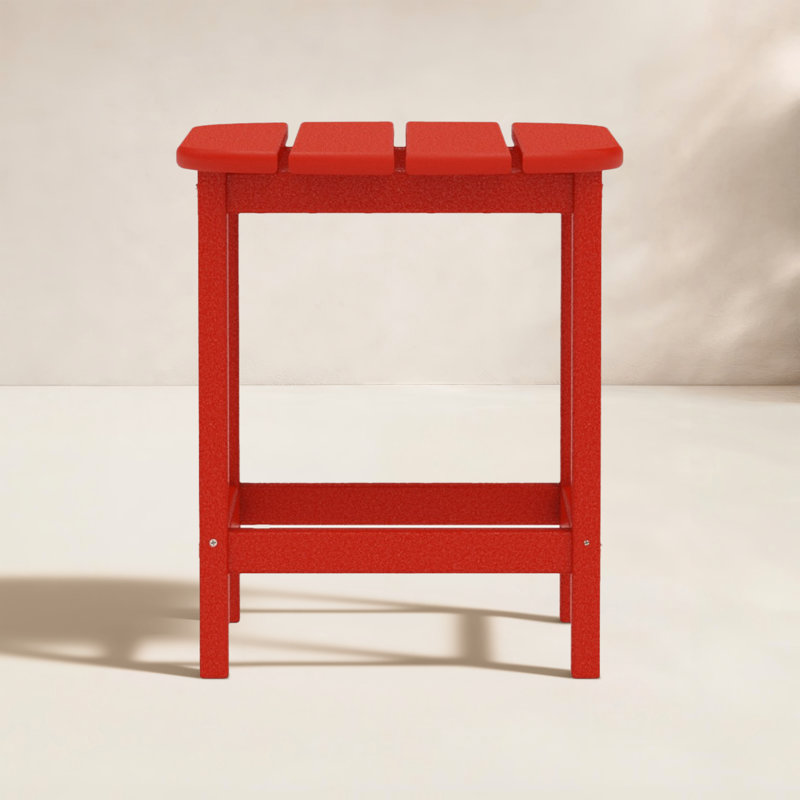 Table d'appoint POLYWOOD South Beach 18 ", Rouge coucher de soleil