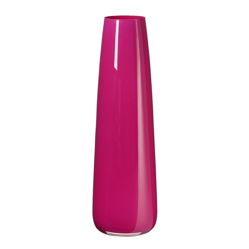 Alila Glass Table Vase, Pink, 60cm H x 18cm W x 18cm D