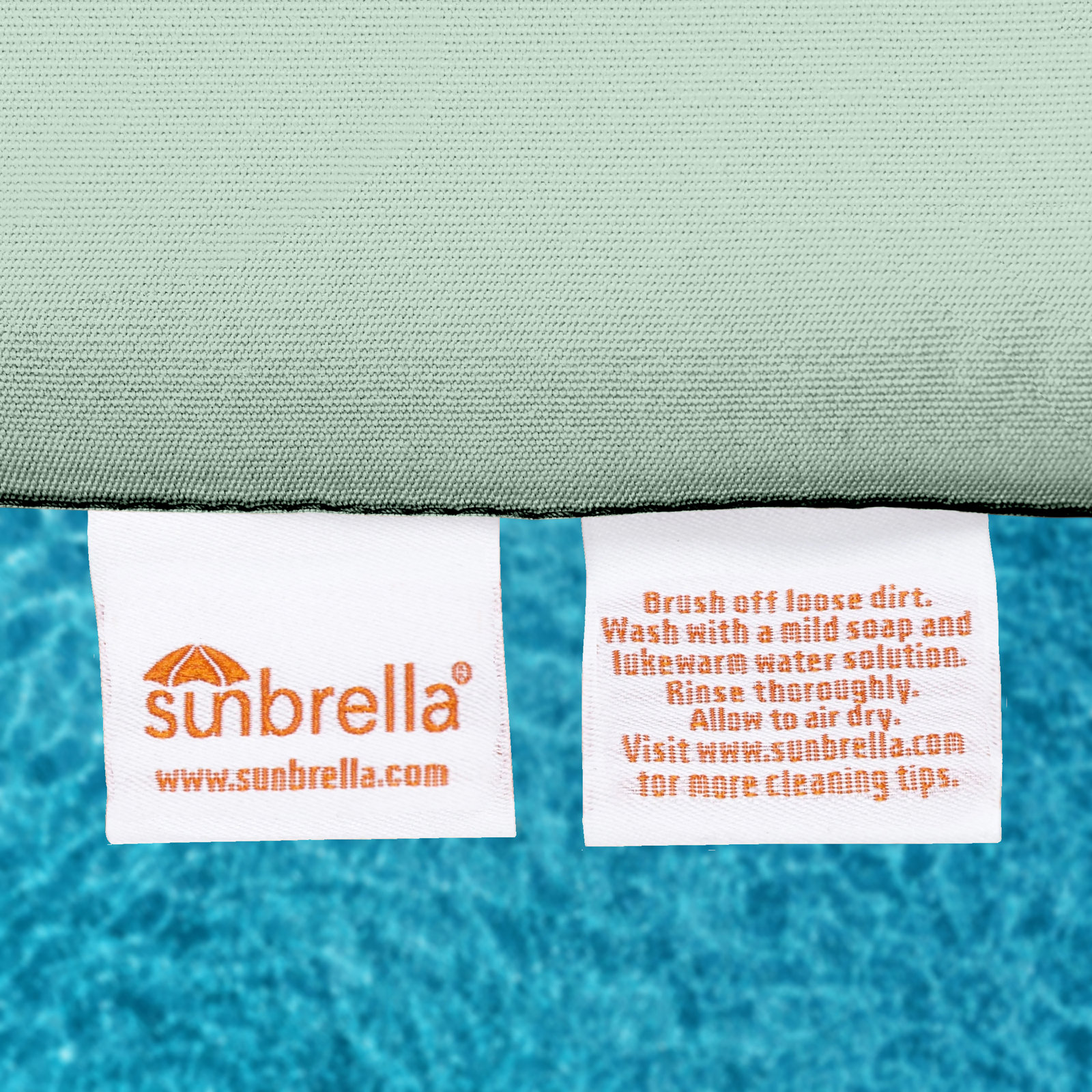 43" Sunbrella® Bench Cushion, Canvas Spa Sunbrella® Canvas